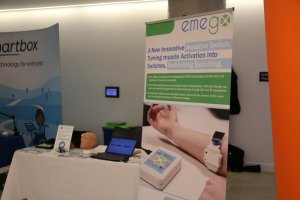 Emego exhibition stand at AAATE 17