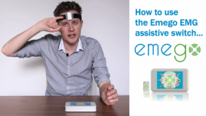 Using the Emego with the forehead muscle for EMG activation